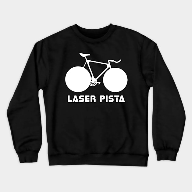 Cinelli Laser Pista Bicycle Crewneck Sweatshirt by nutandboltdesign